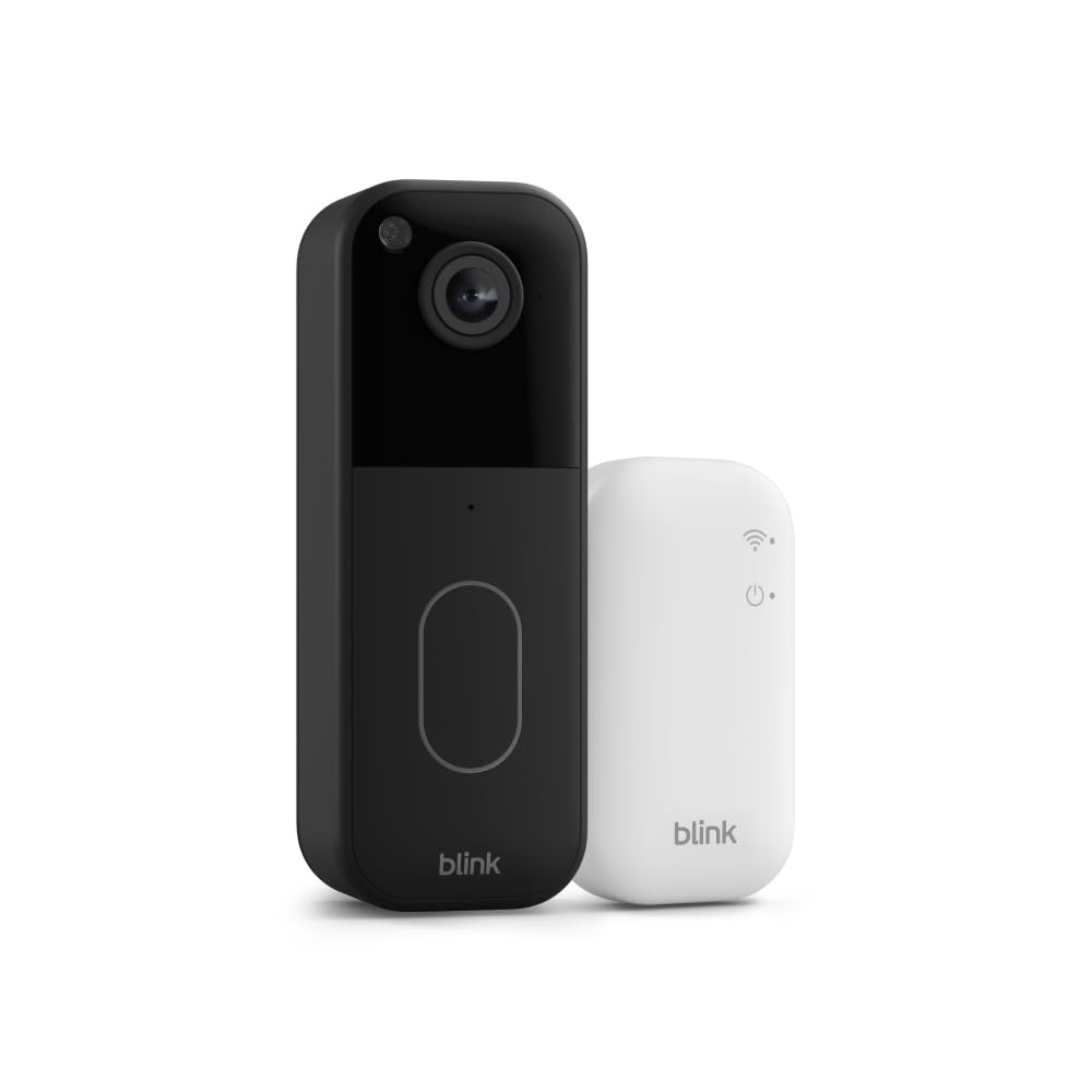 Video Doorbell – Head-To-Toe HD View, Two-Year Battery Life, and Simple Setup. Sync Module Core Included – System (Black)