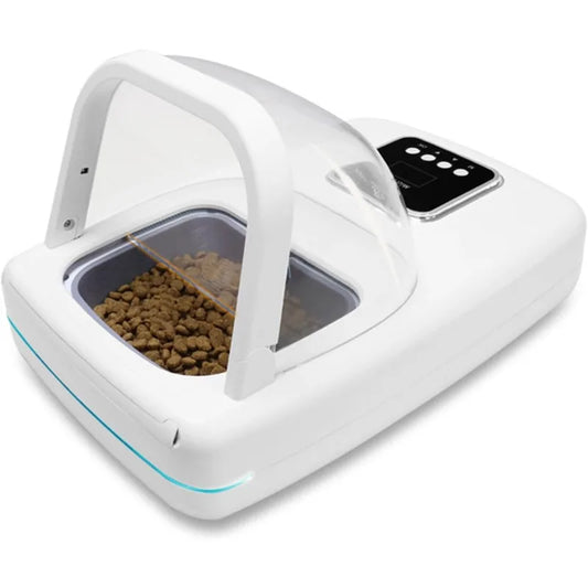 Automatic Pet Feeder with Collar Sensor, anti Food Grabing, Intelligent Feeding, Microchip Cat Feeder for Cats Medium-Sized Dogs
